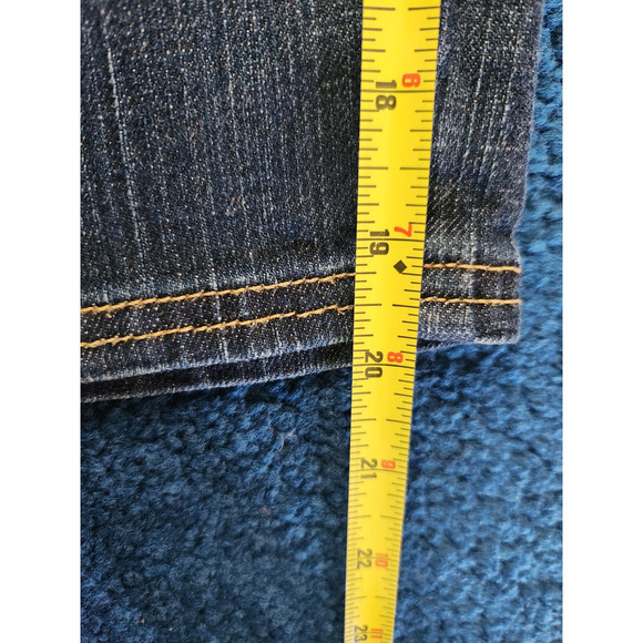 Metro7 Women's Dark Wash Straight Leg Denim Capris sz6 - Picture 6 of 8